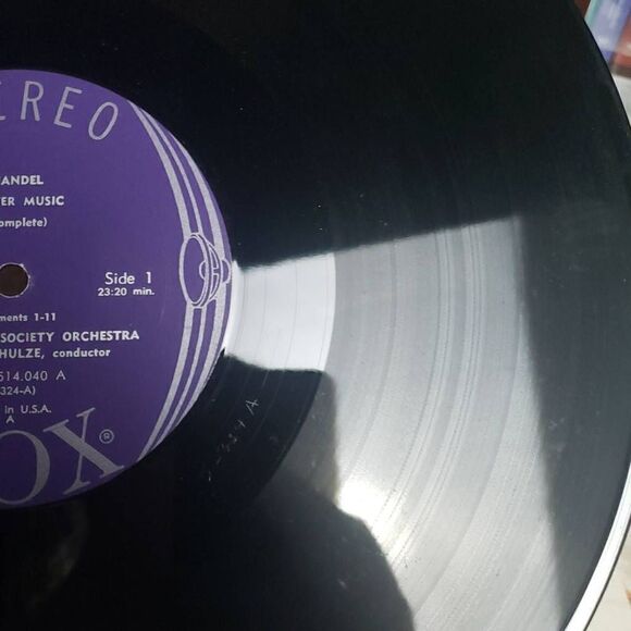 Handel Telemann Society Orchestra Classical Vinyl Record - Picture 14 of 15